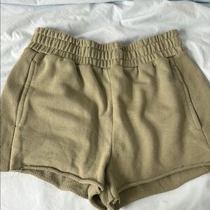 Forever 21 Olive Sweat Shorts